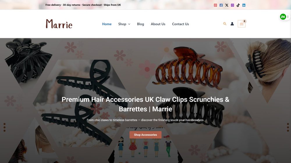 Marrie UK – Website-Referenzprojekt der Webagentur GlanzenWeb aus Dortmund