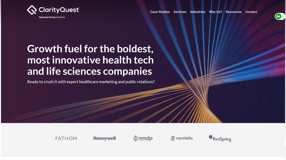 Clarity Quest – Website-Referenzprojekt der Webagentur GlanzenWeb aus Dortmund