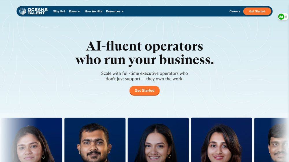 OceansTalent – Website-Referenzprojekt der Webagentur GlanzenWeb aus Dortmund