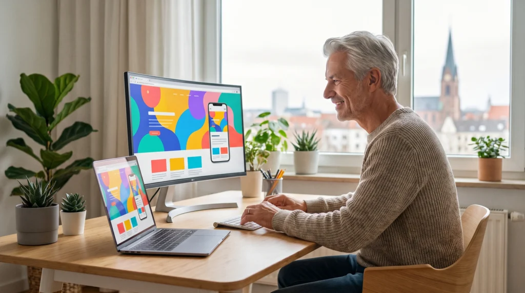 Webdesign für Dortmund — moderne Website auf Laptop und Smartphone